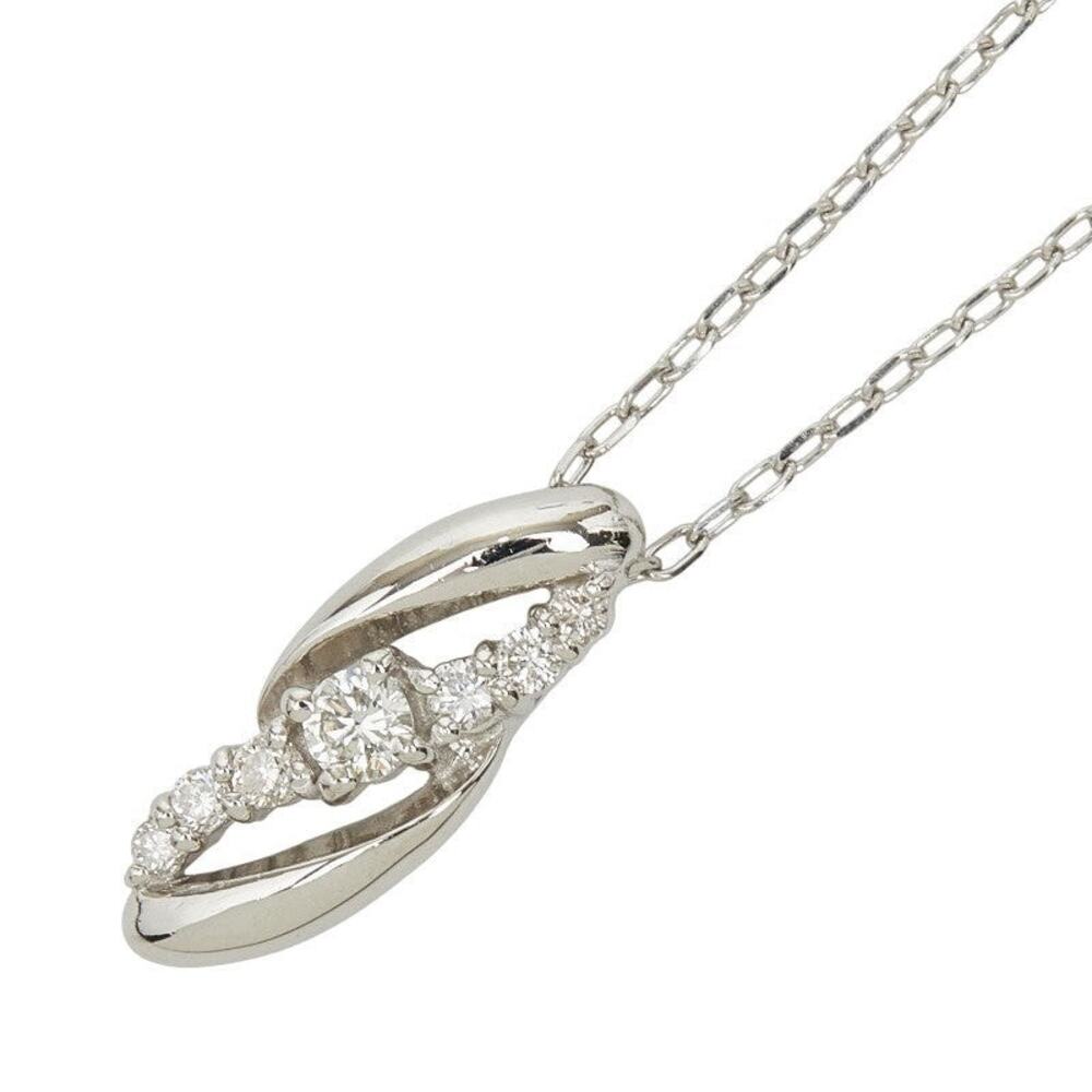 Unbranded Diamond Platinum 900 850 Pendant Necklace Silver